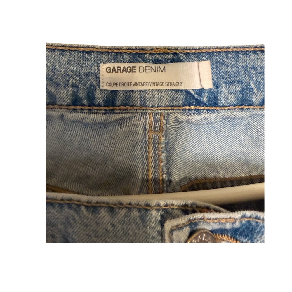 Garage Light Blue Distressed Boyfriend Jeans - Picture 4 of 5